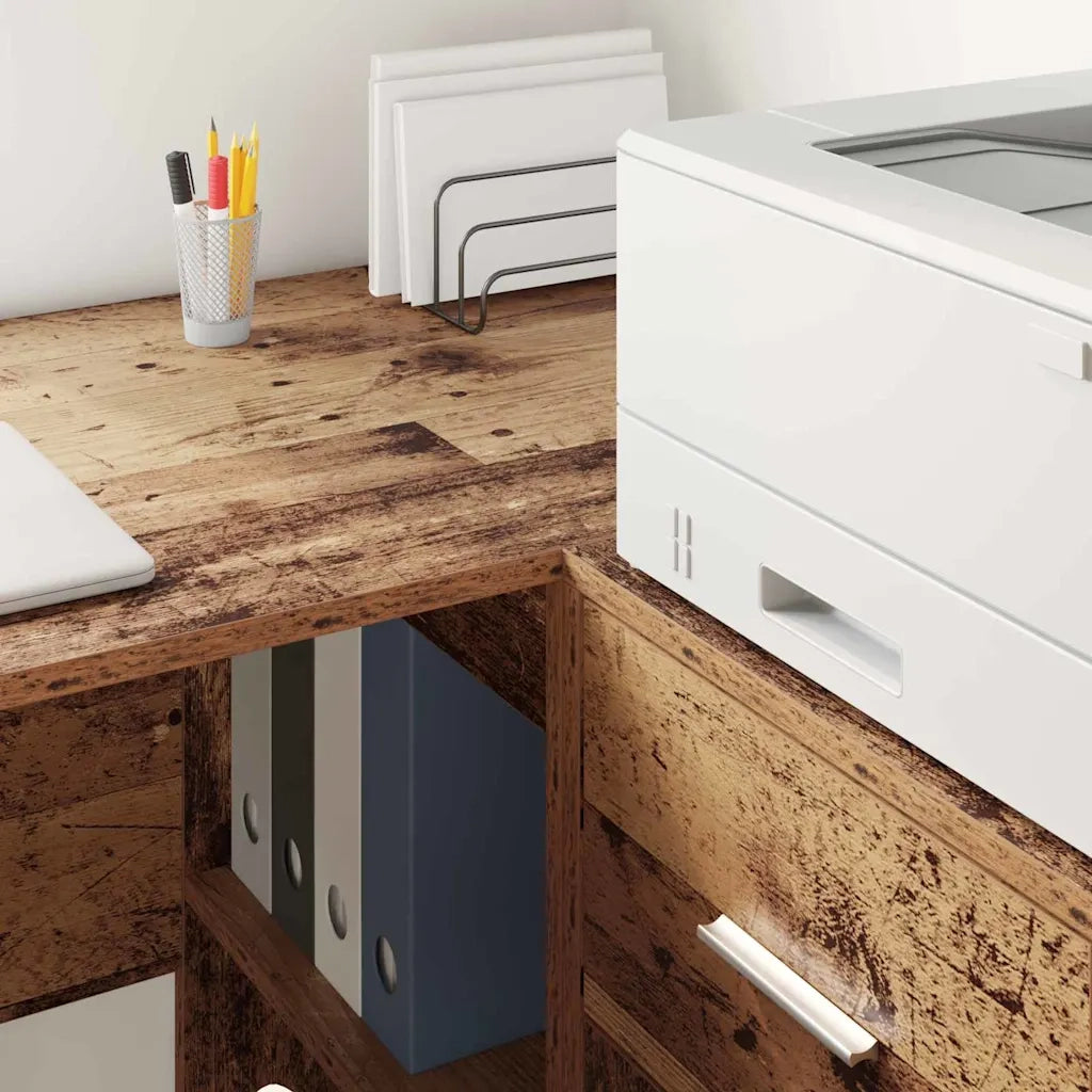 Scrivania | Tavolo da Ufficio Legno vecchio 102 x 50 x 75 cm Legno multistrato