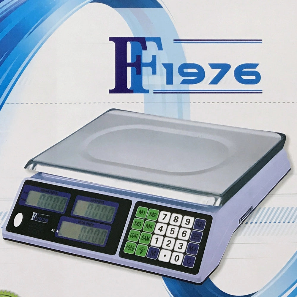Trade Shop - Bilancia Elettronica Digitale Professionale In Acciaio Inox Da 5 Gr. A Max 40 Kg -