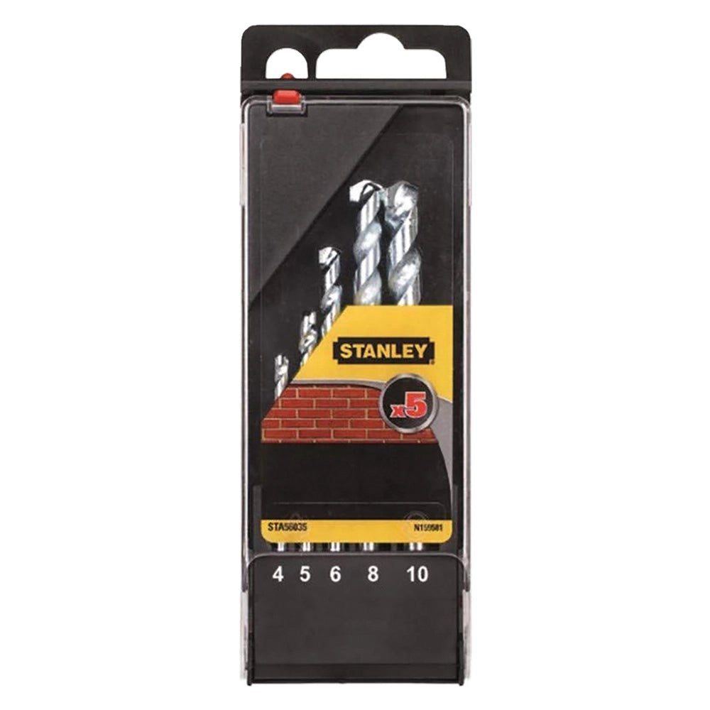 PUNTA PER MURO IN SET set 5 pz (da mm 4 a 10)  - STANLEY