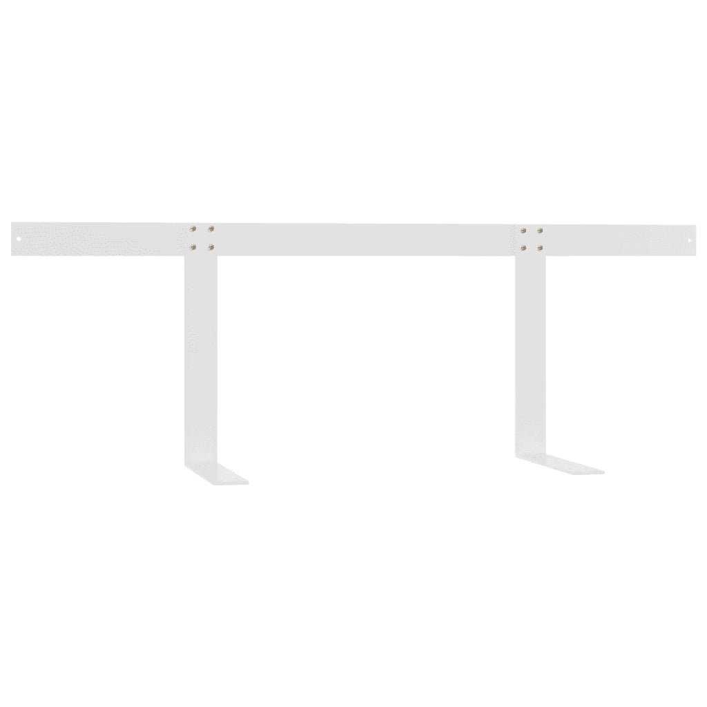 Schienale per Divano a Pallet Bianco 110 cm in Ferro 315792