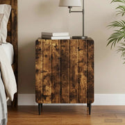 Armadio da Notte Rovere Fumo 43 x 34,5 x 52 cm 894345