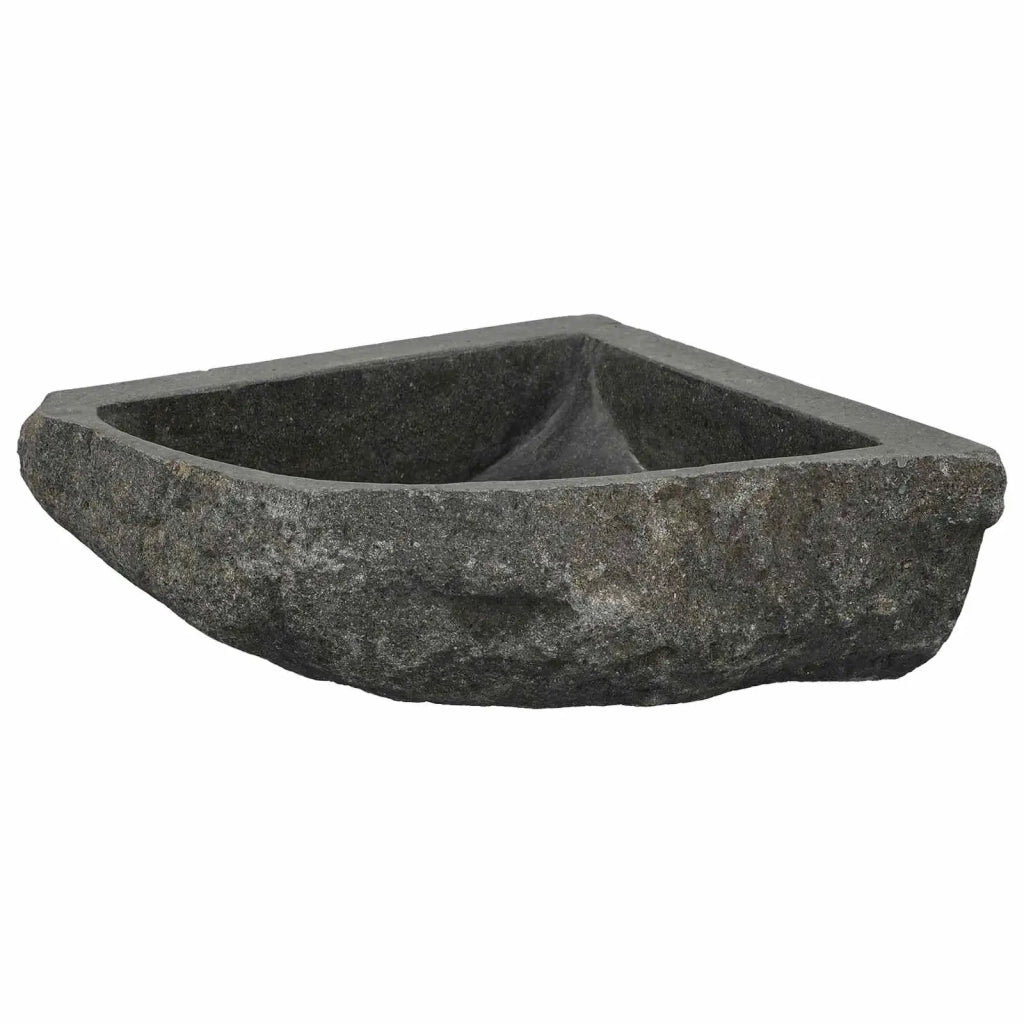 Lavabo Grigio (30-37) x (30-37) x 12 cm Pietra di Fiume 4103953