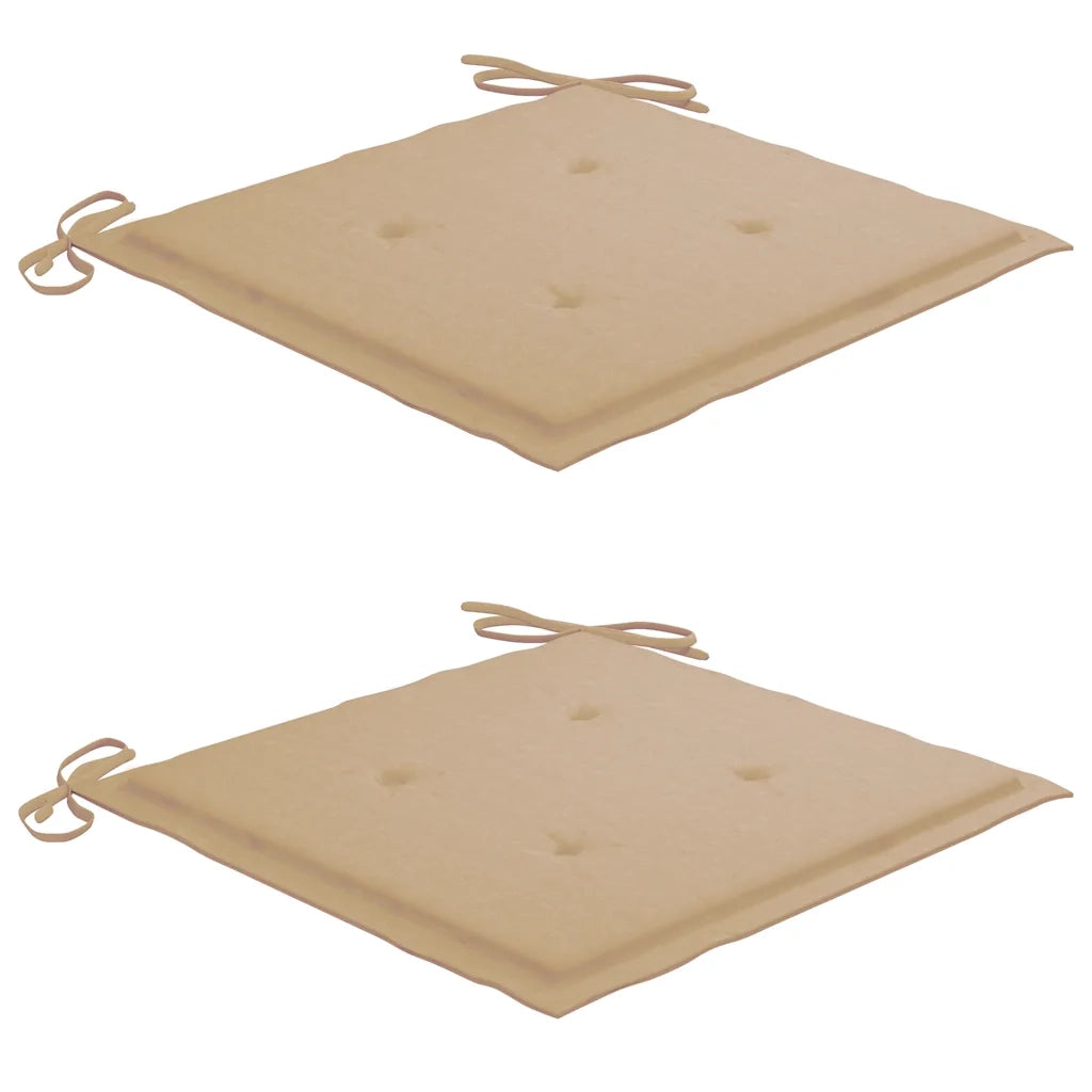 Set da Pranzo Giardino Pieghevole 3 pz | Set Salotto da Giardino Cuscino Massello di Teak