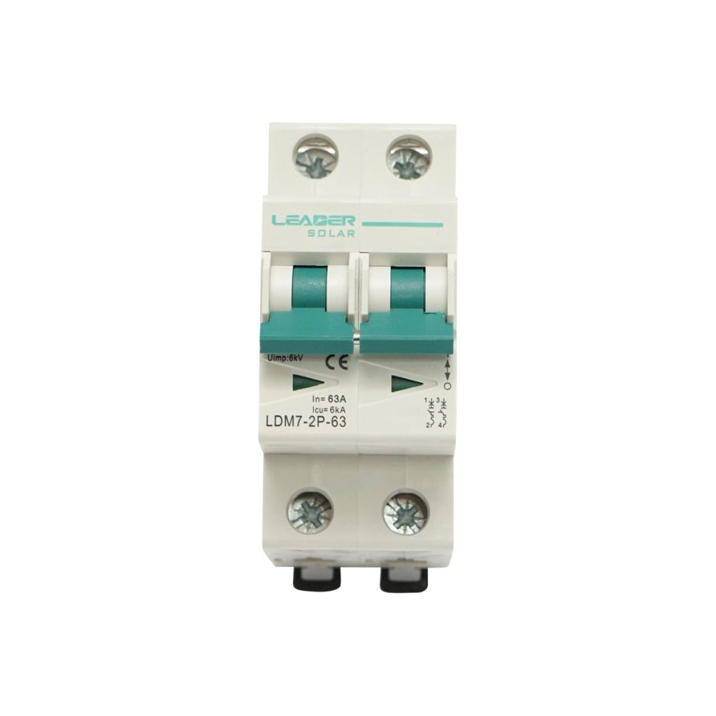 Sicurezza automatica tipo interruttore LDM7-63-2P Leader