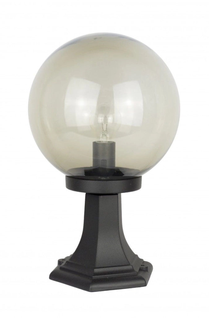 Lampada giardino h41cm SU-MA KULE sfera 25cm E27 nera IP43