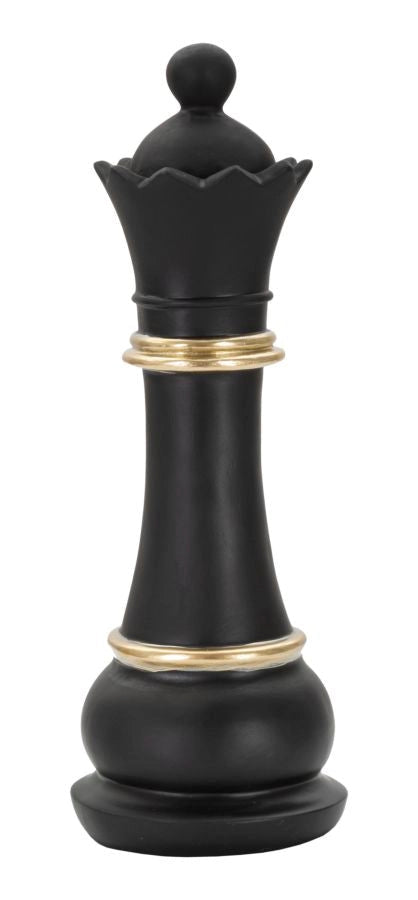 Scultura Regina degli Scacchi Decorativa in Resina - CHESS