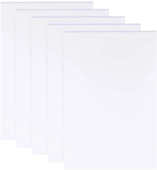 Piastra di PVC 5 Veli - 3 mm di Spessore - 30 x 20 cm - Piastra di Montaggio/Modello - Arti Creative - Piastra in Plastica