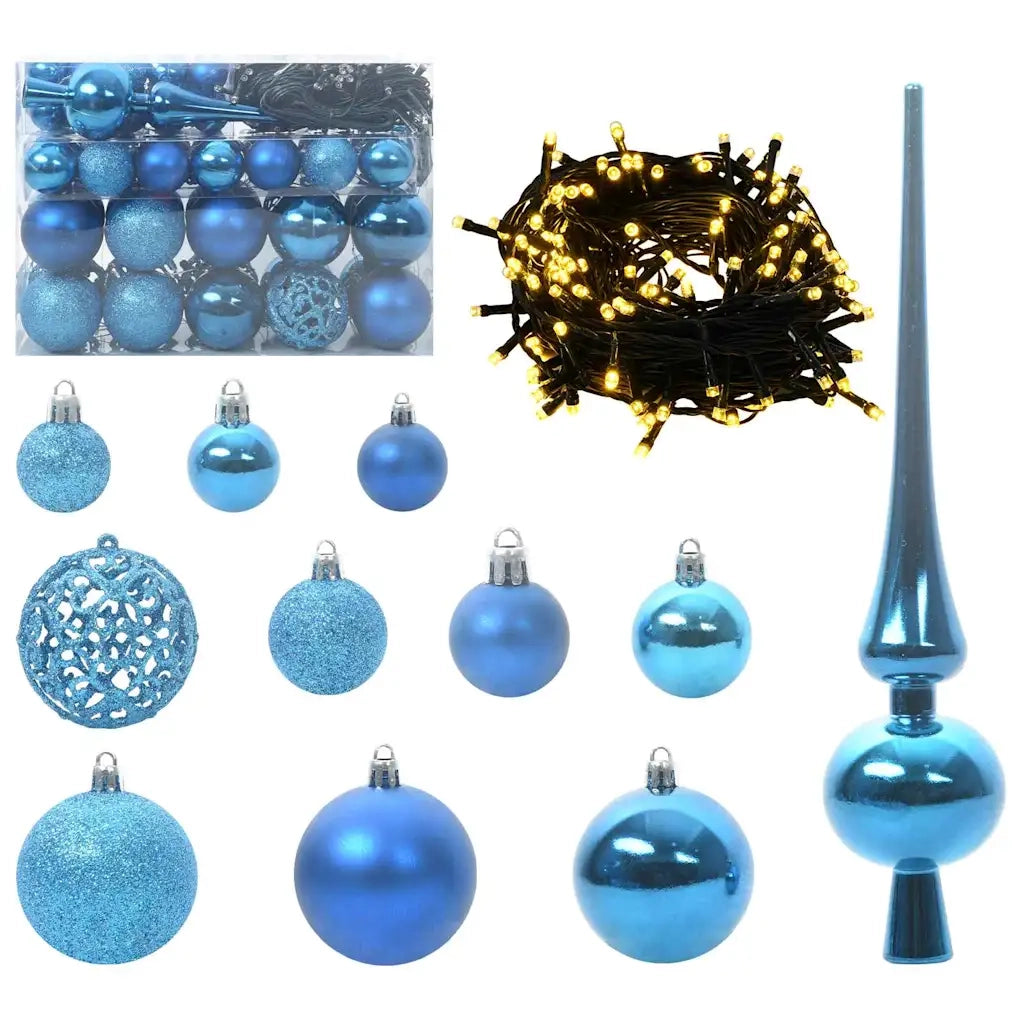 Albero di Natale artificiale con 150 LED Verde 120 cm PE e PVC 3397764