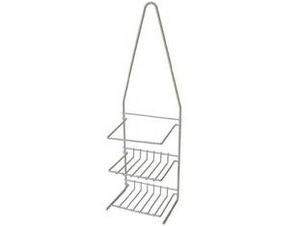 1pz supporto a 2 piani per doccia ellipse - cm.14x10x45 cod:ferx.fer333412
