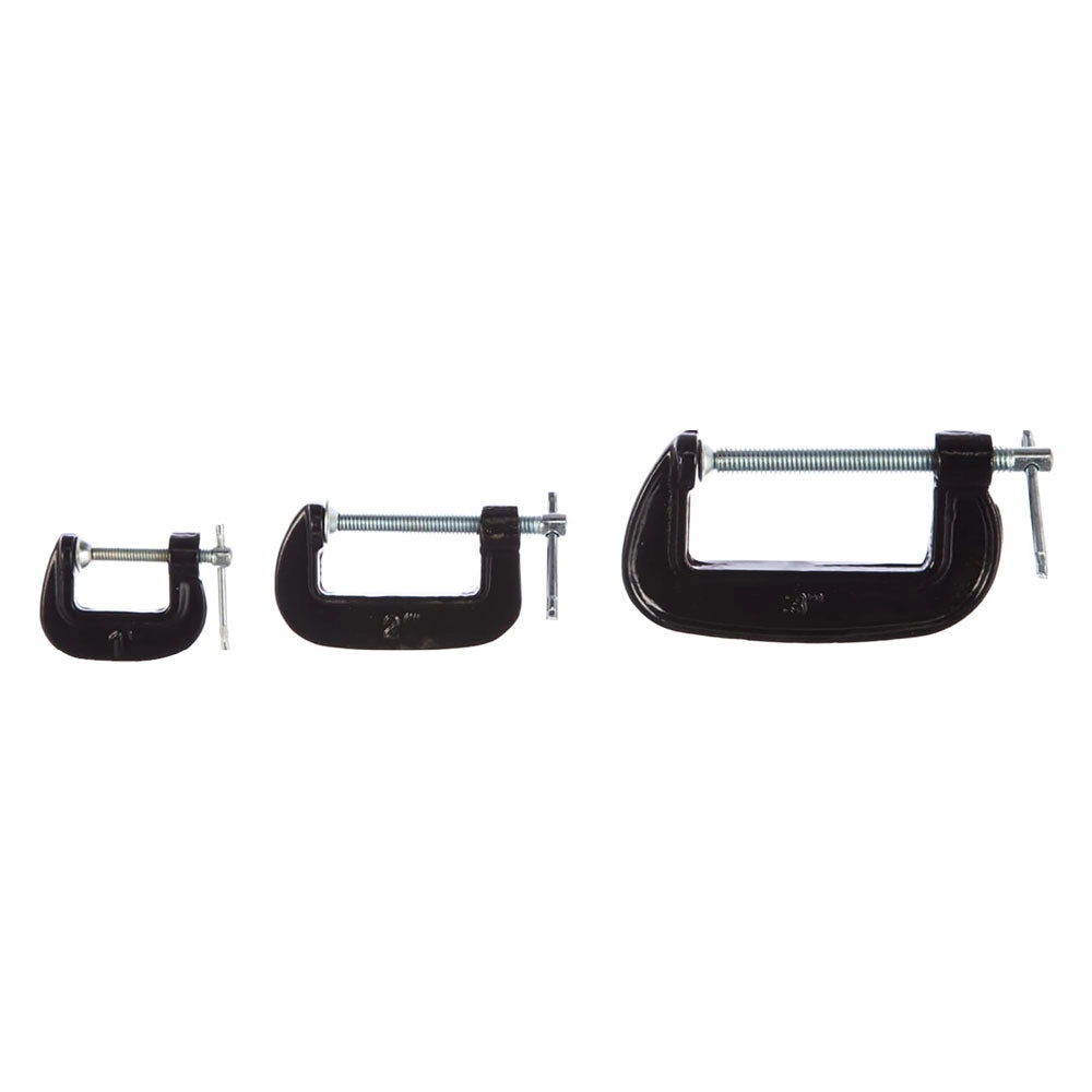 MORSETTI A 'C' serie 3 pezzi  - TOPTOOLS