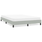 Giroletto senza Materasso Grigio Chiaro 160x210 cm Velluto 4101361