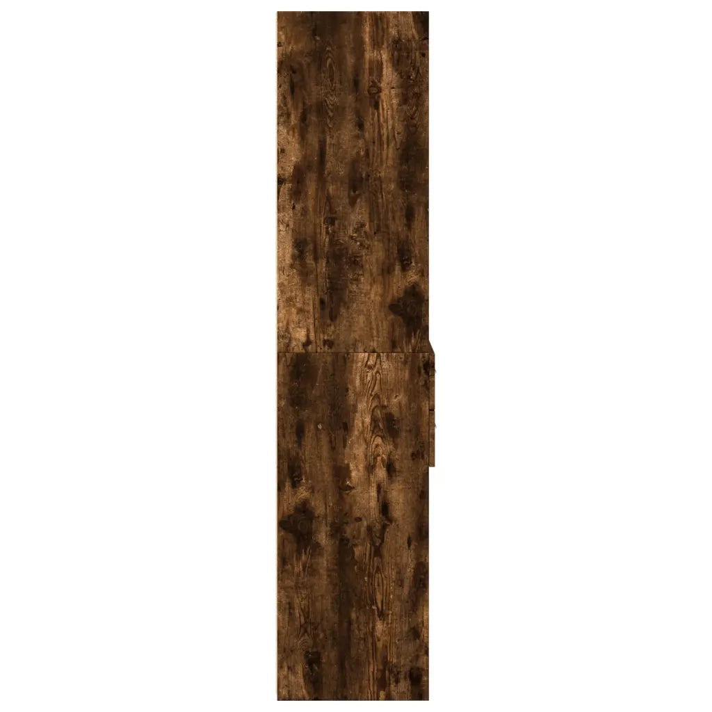 Credenza Rovere Fumo 50x42,5x185 cm in Legno Multistrato 3281459