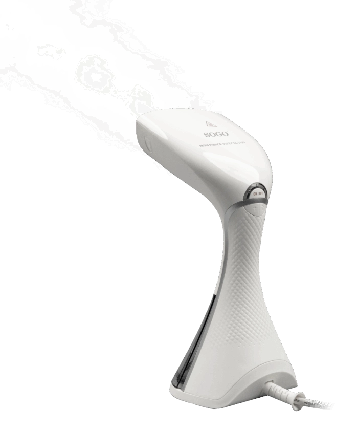 Ferro da stiro verticale a vapore 2100W, vapore continuo 36 g/min con serbatoio 250 ml, per stiratura rapida capi appesi - Sogo