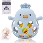 Giocattolo Sensoriale per Bambini - Set di Bimbi e Rampino per lo Sviluppo dei Denti e della Prendere Oggetti