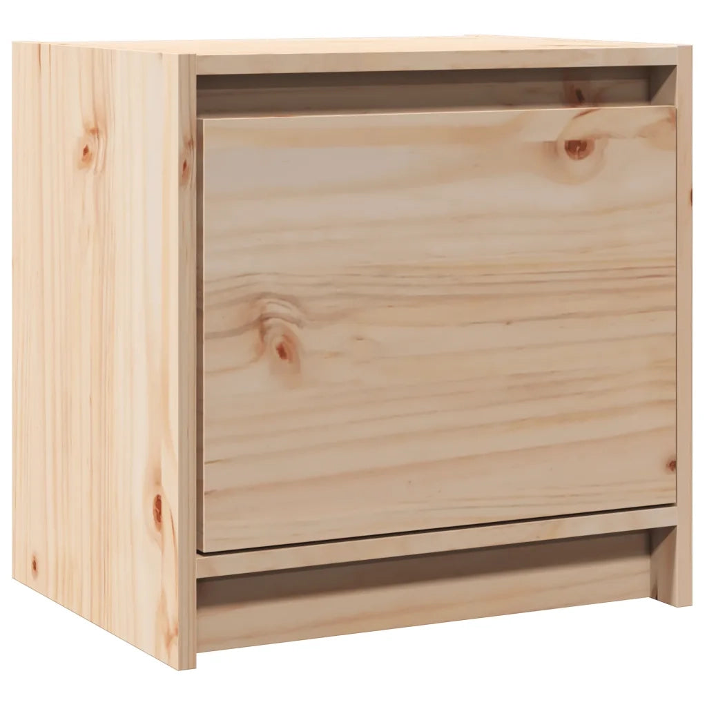 Comodino 40x30,5x40 cm in Legno Massello di Pino 808113