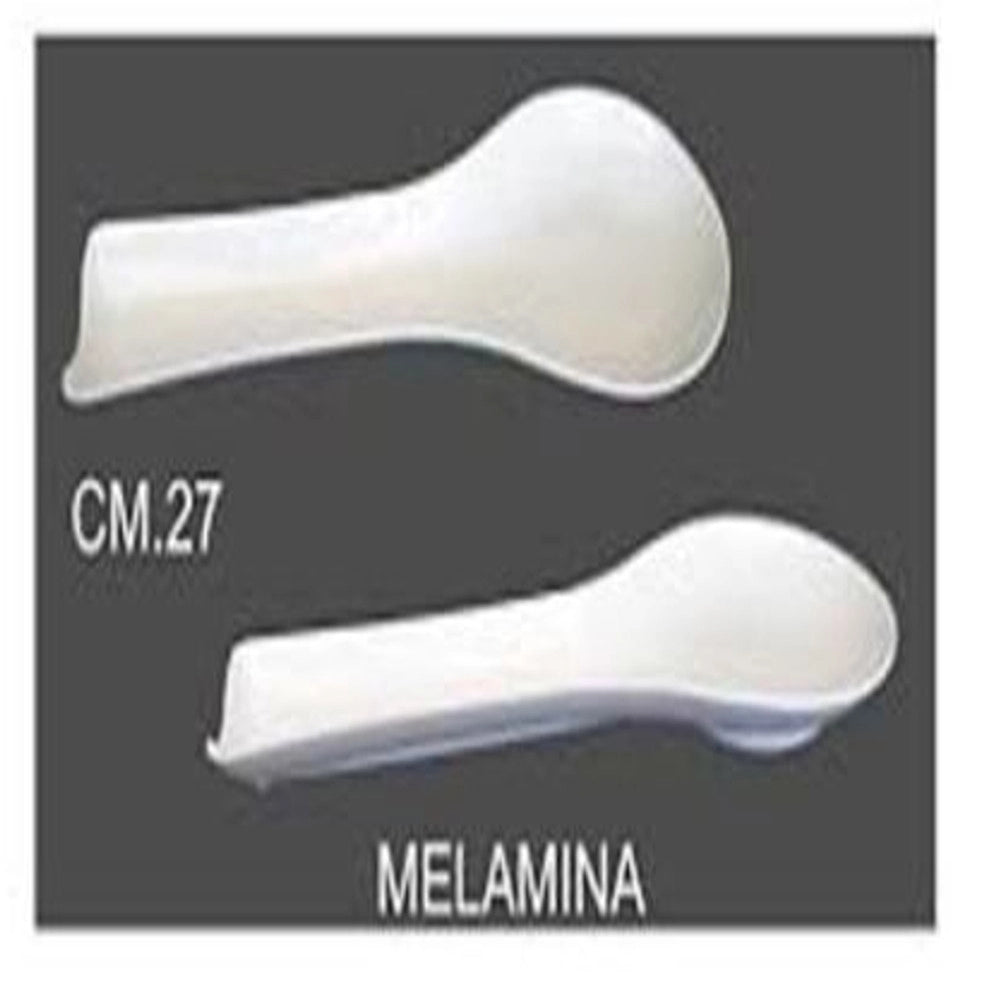 Trade Shop - Poggiamestolo Poggia Mestolo In Melamina Bianco Lunghezza 27cm Cucina -