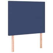Testiera | Testata Blu 90x5x118/128 cm Tessuto