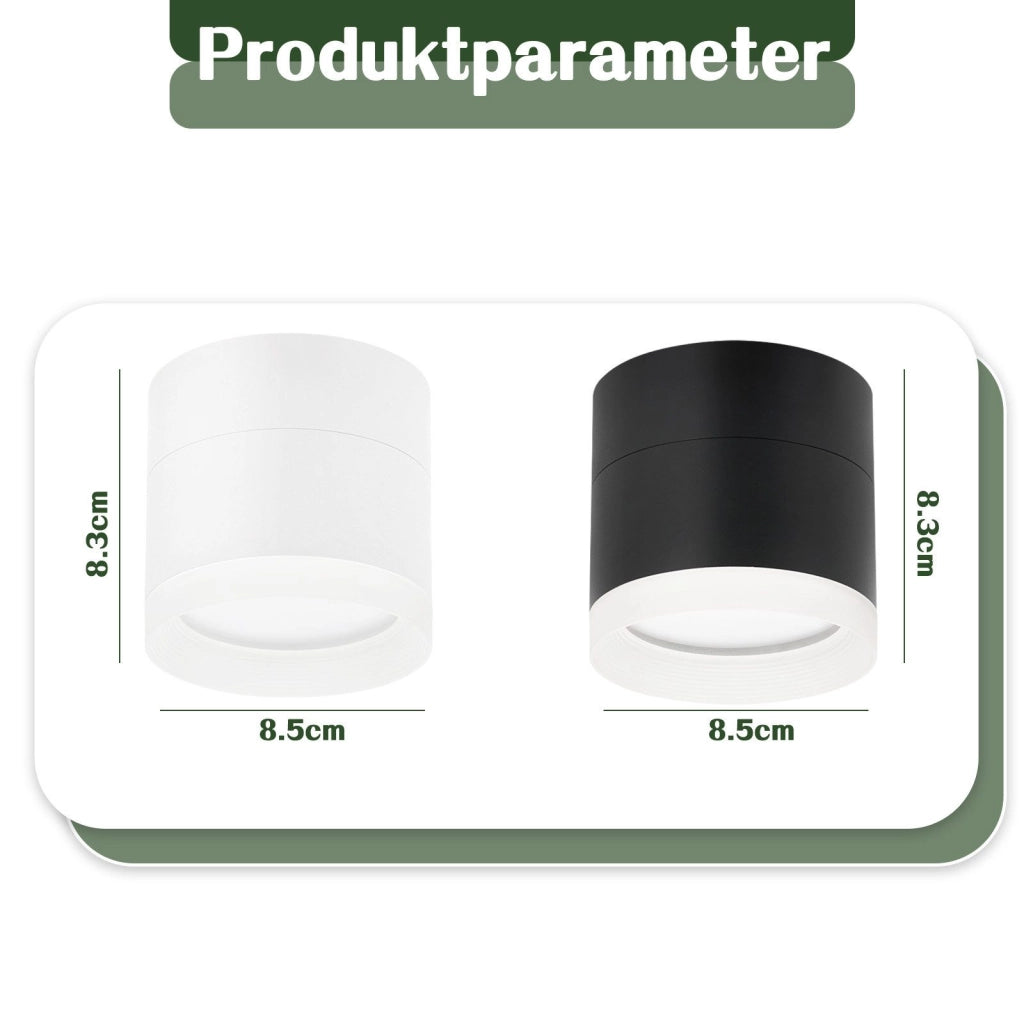 ZMH Faretto da soffitto da Incasso Rotondi Bianchi Piccoli GX53 per Corridoio Soggiorno Camera da Letto