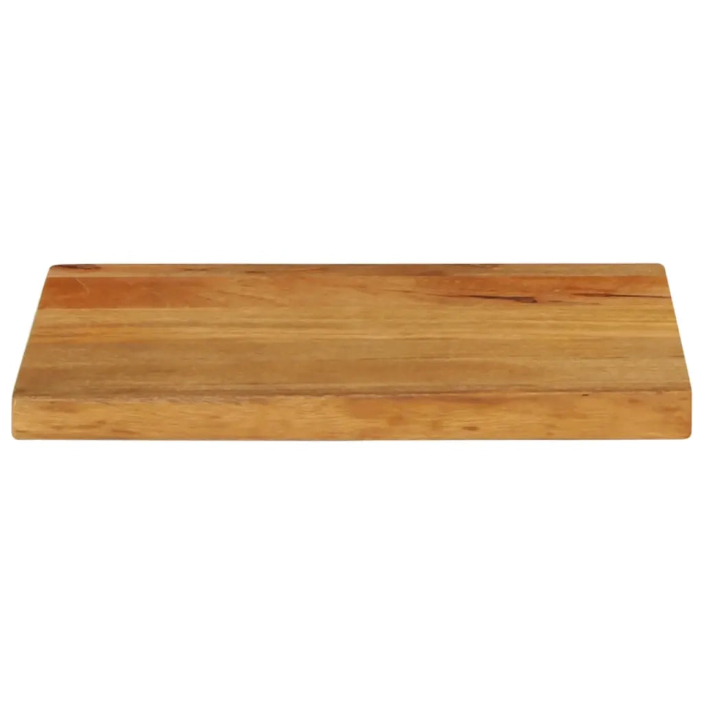 Piano Tavolo Bordi Vivi 60x30x3,8 cm in Legno Massello di Mango 370572
