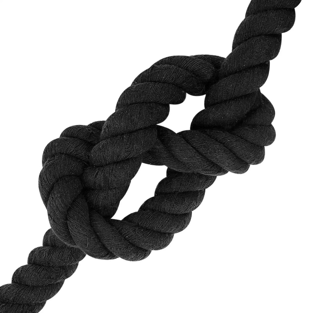 Corda di Cotone 40 mm 5 m Nero 100% Cotone 42011835