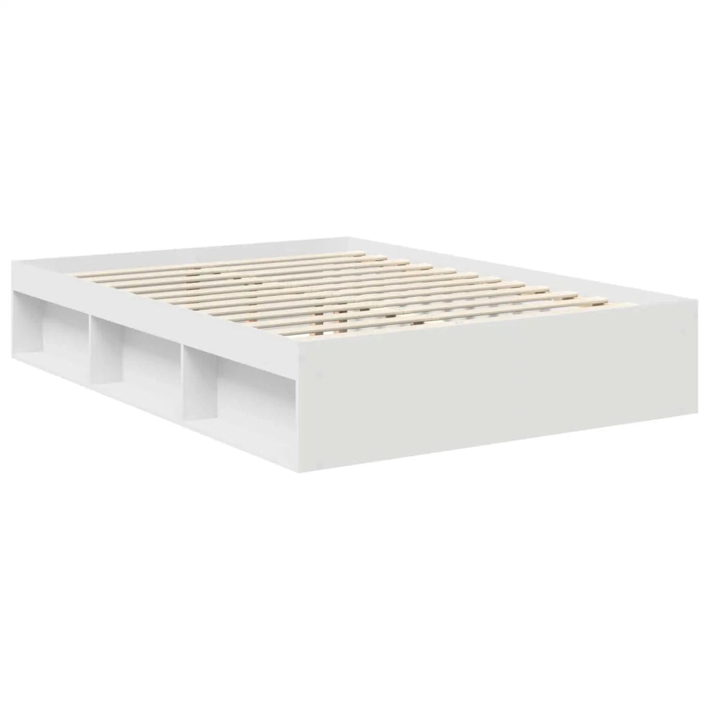 Struttura del letto Bianco 140 x 200 cm Pino massello 3412069