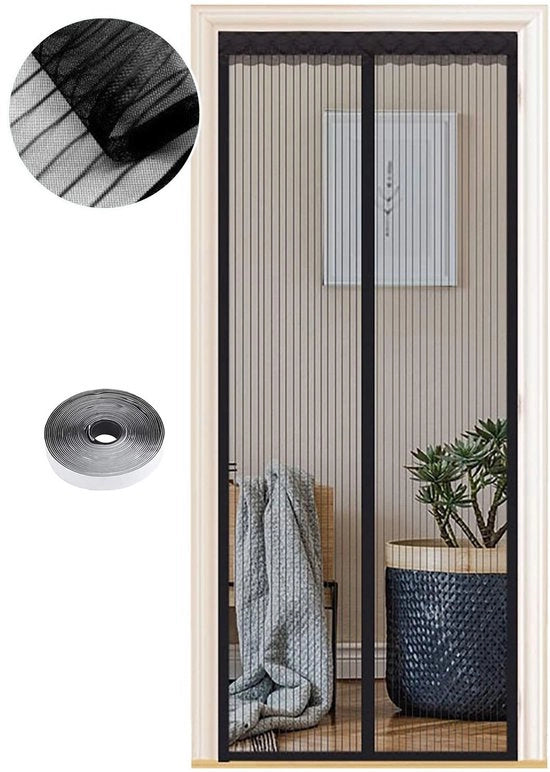 Pannello Magnetico per Porte - 80x240 cm - Nera