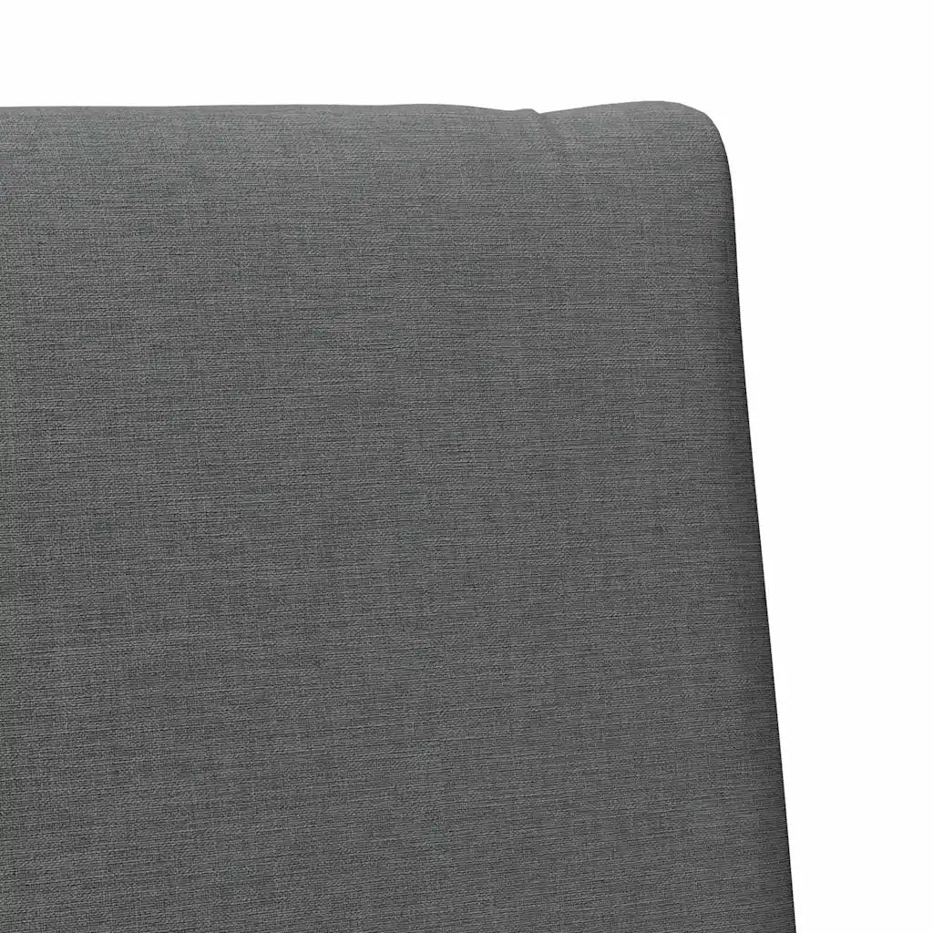 Testiera | Testata imbottita Grigio scuro 90 cm Pino massello