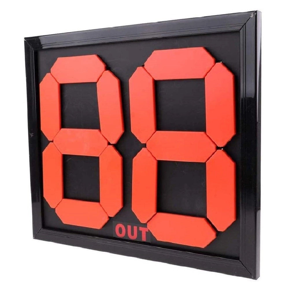 Trade Shop - Tabellone Per Sostituzione Manuale Portatile Arbitro Partita Calcio Display -