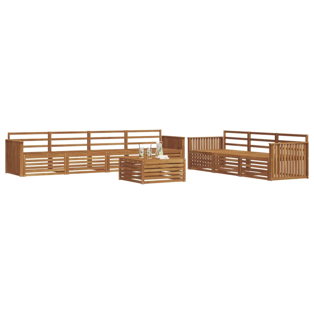 Set di divani da esterno 8 pcs Naturale 3373134