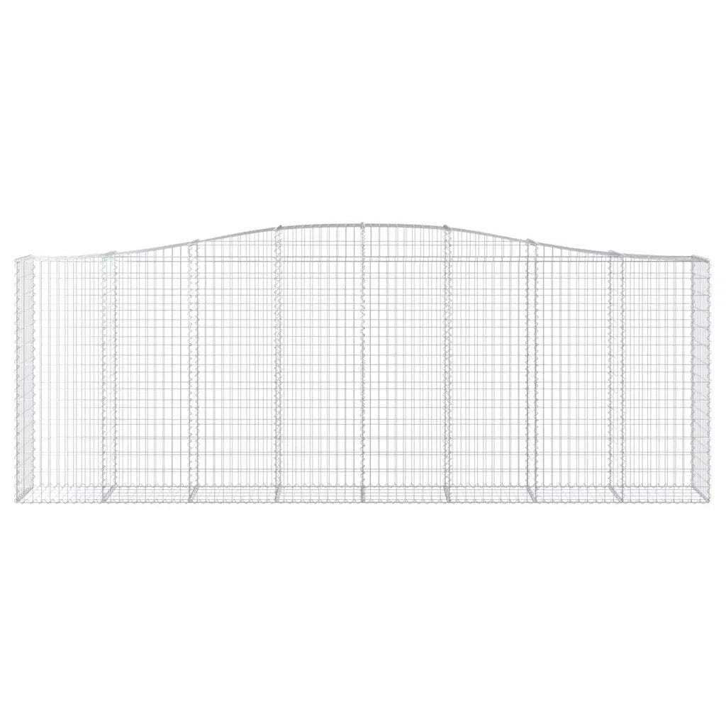 Cesti Gabbioni ad Arco 6 pz 400x50x140/160 cm Ferro Zincato 3145986