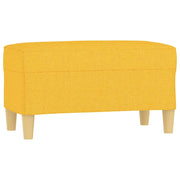 Panca/panca 70 x 35 x 41 cm tessuto giallo chiaro 02_0010453