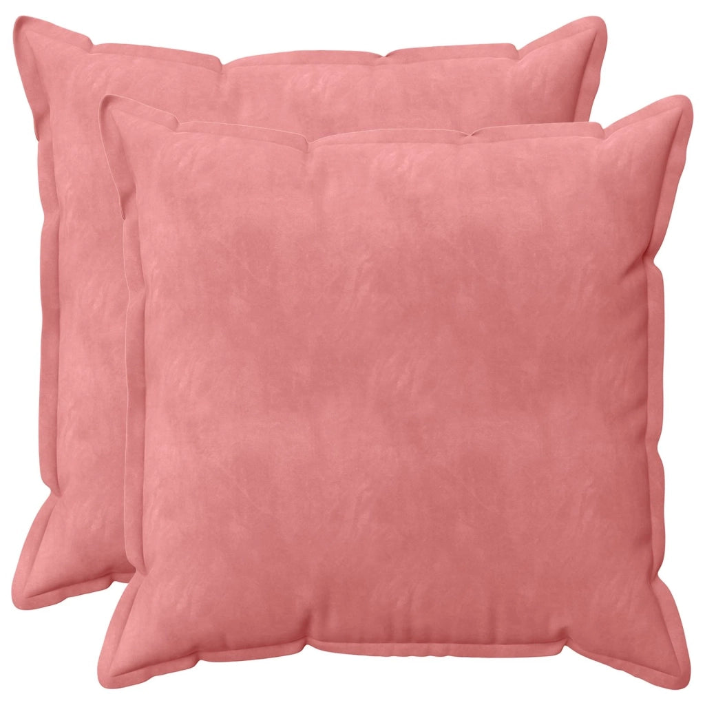 Cuscino con cuscino HOUTEN 2 pz Rosa Velluto 936270