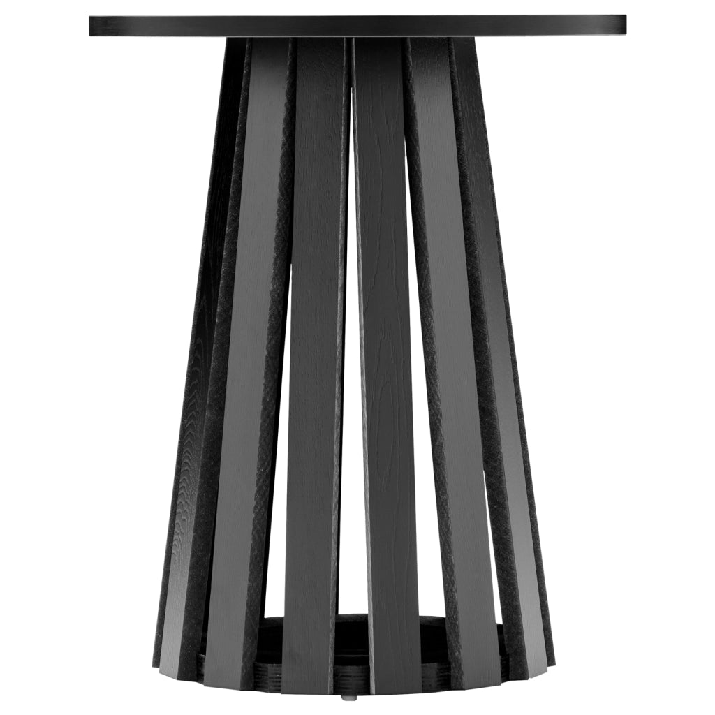 LIVTavolino rotondo in stile scandinavo nero