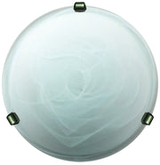Plafoniera1Xe27 G.Bz V.Alab.Bianco - E-Energy