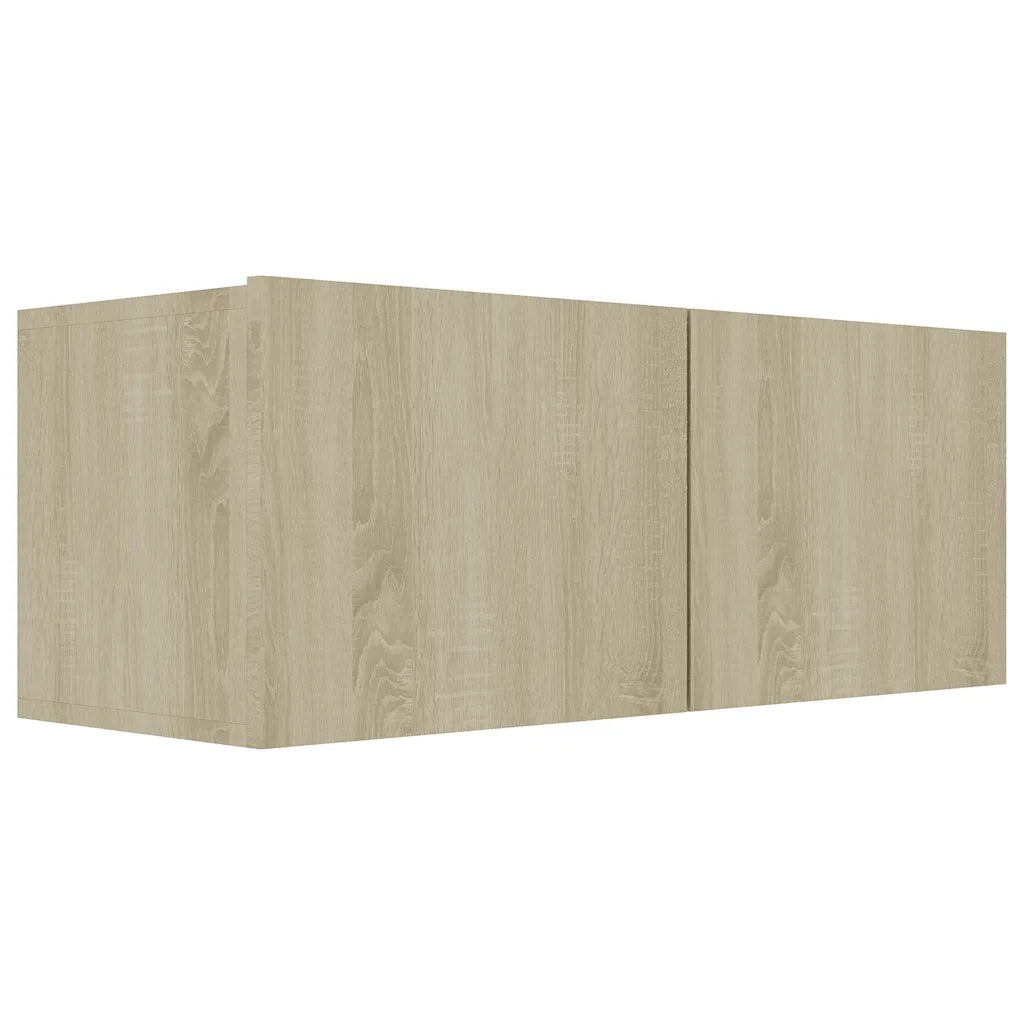 Set di Mobili TV 4 pz | Armadietto TV | Mobile Porta TV Rovere Sonoma in Legno Multistrato