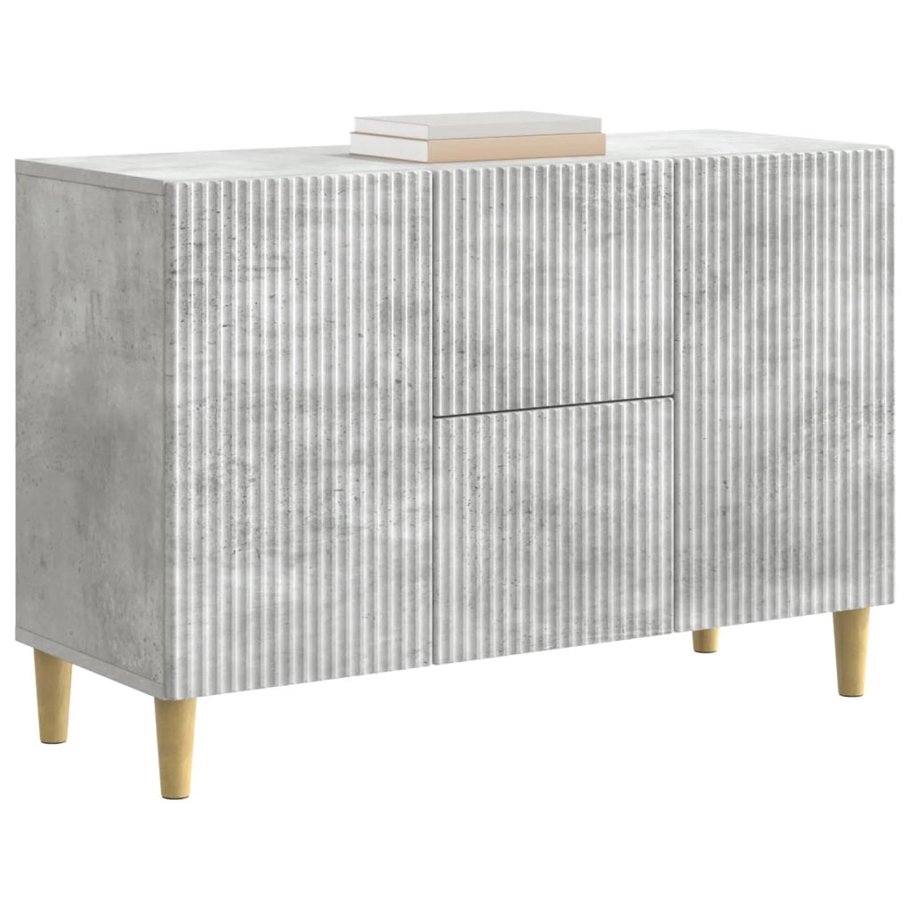 Credenza | Madia | Buffet da pranzo | Armadio da pranzo Grigio Cemento 89 x 34,5 x 60 cm Legno ingegnerizzato