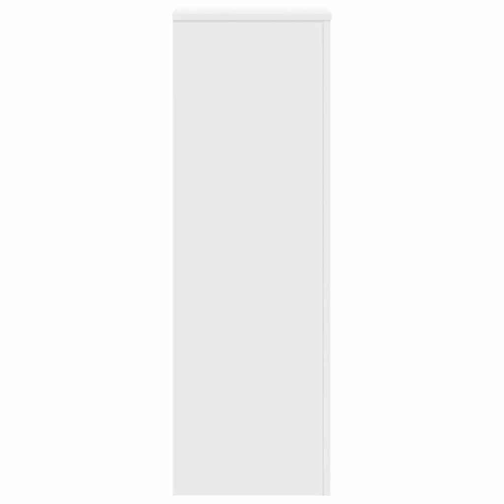Supporti per Piante 2 pz Bianchi 33x33x100 cm Legno Multistrato 3307882