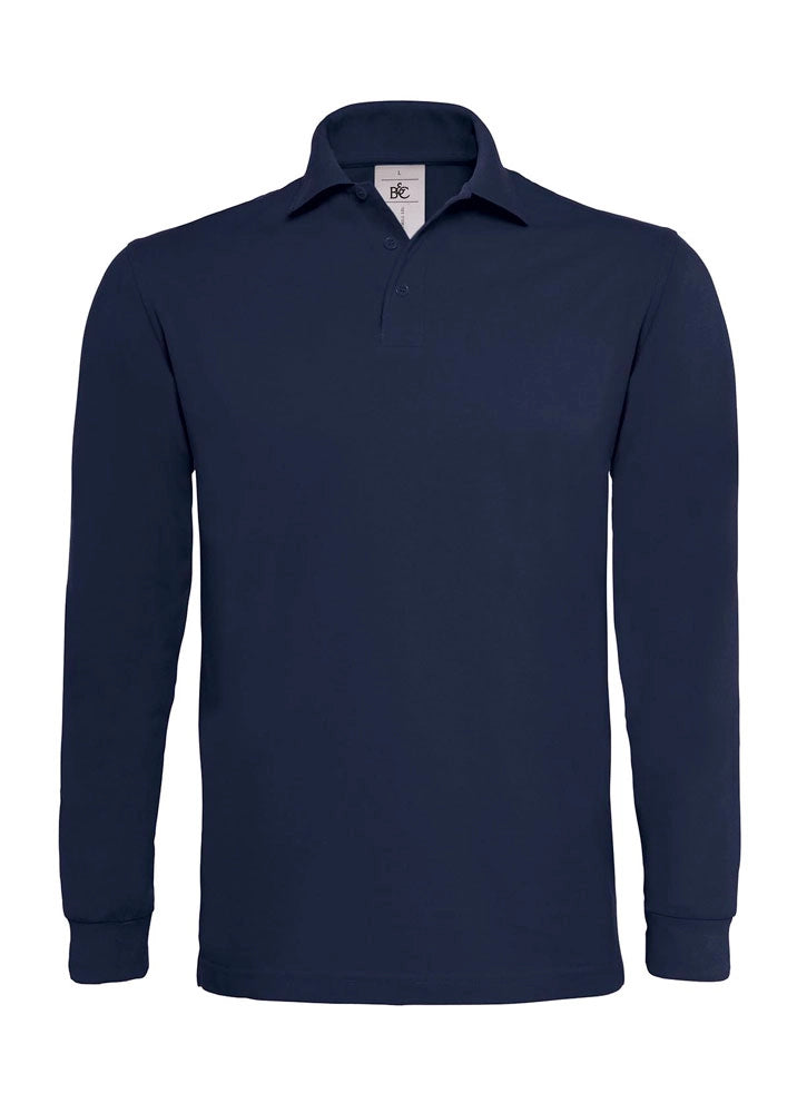 POLO MANICA LUNGA BLU Tg. XXL