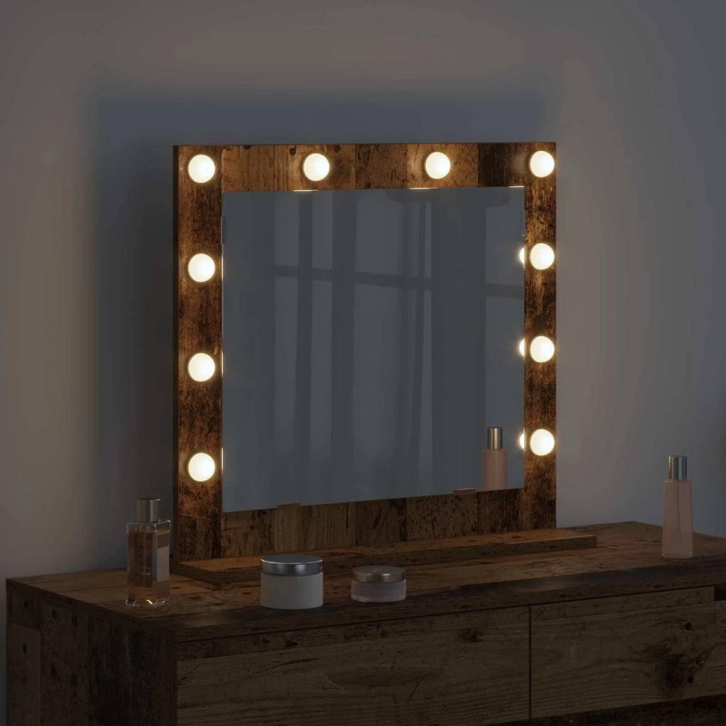 Specchio da Vanit¨¤ Rettangolare Legno vecchio 60 x 55 x 18 cm