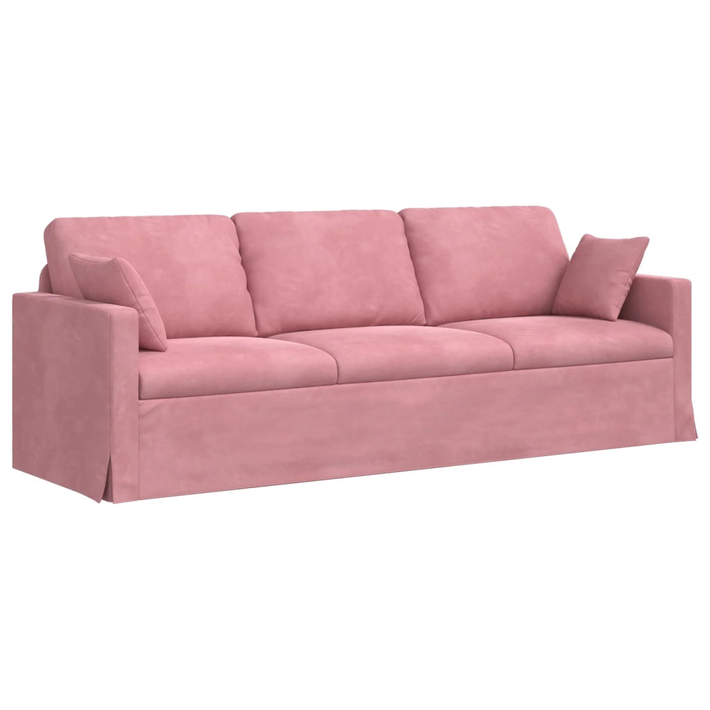 Set di divani 2 pcs Rosa 228 x 78 x 80 cm Velluto 3407629