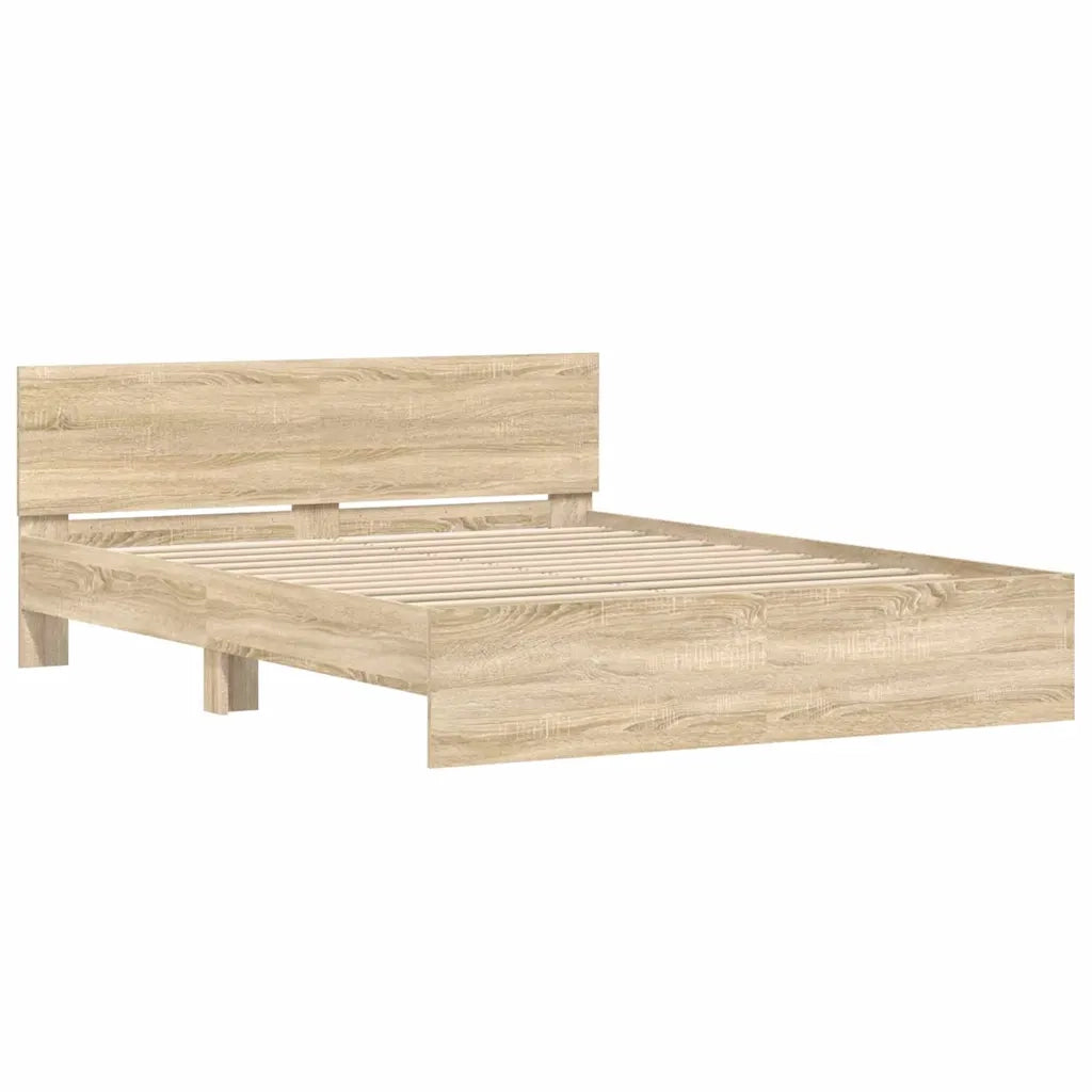 Struttura del letto Sonoma 152 x 203 cm Legno multistrato 3402861