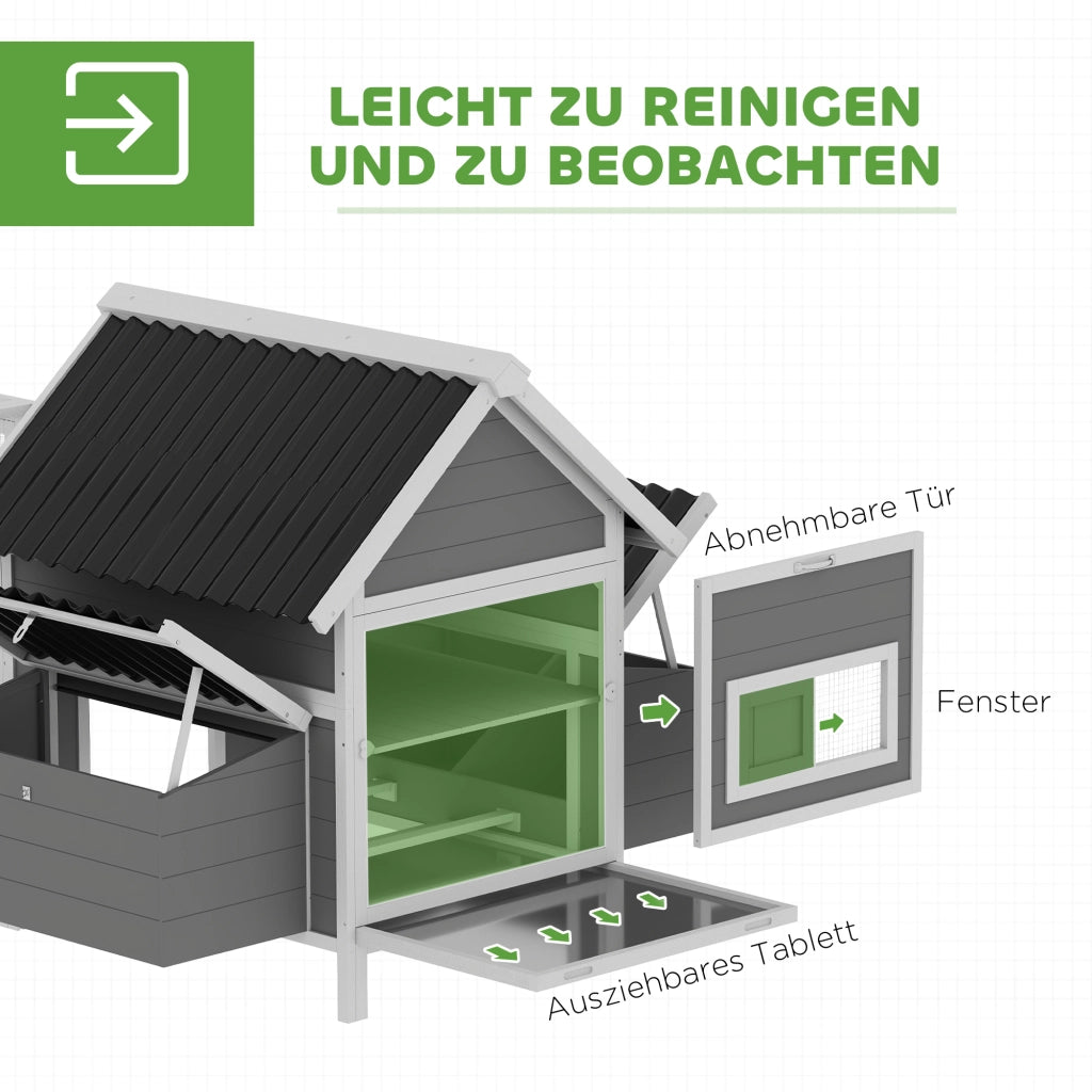 Pollaiolo grande per 7-10 galline ¨C Minimal ¨C Grigio