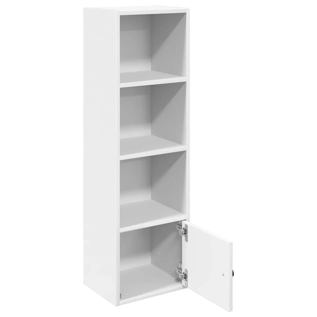 Libreria Bianca 31x24x102 cm in Legno Multistrato 860337