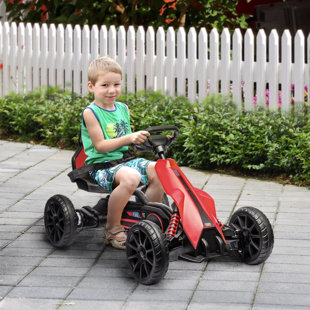 Auto Elettrica per Bambini ¨C zephmum ¨C Rosso 100x58x58,5cm