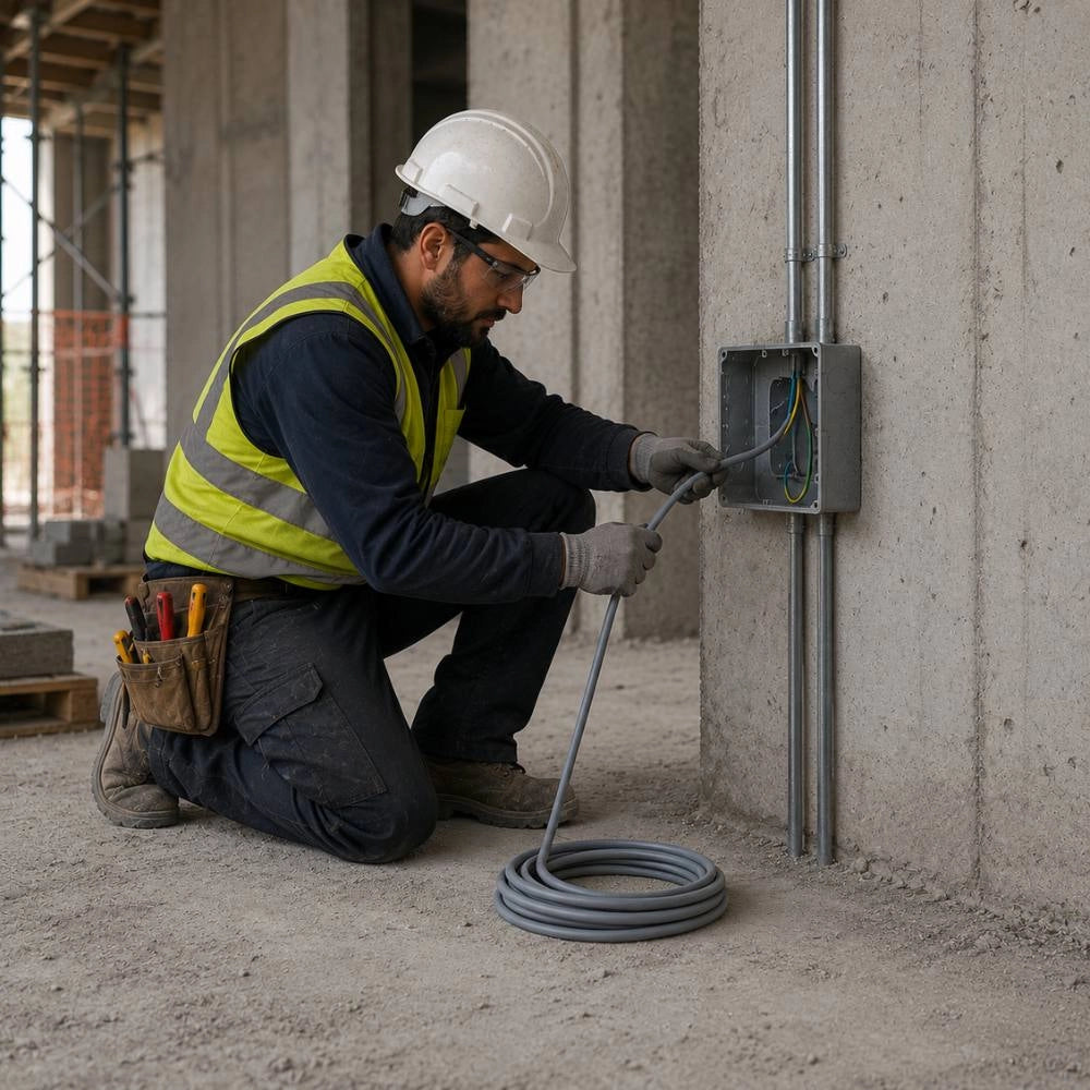 Cavo elettrico fg16or 3x1,5 mm² grigio 0,6/1 kv matassa 25 metri