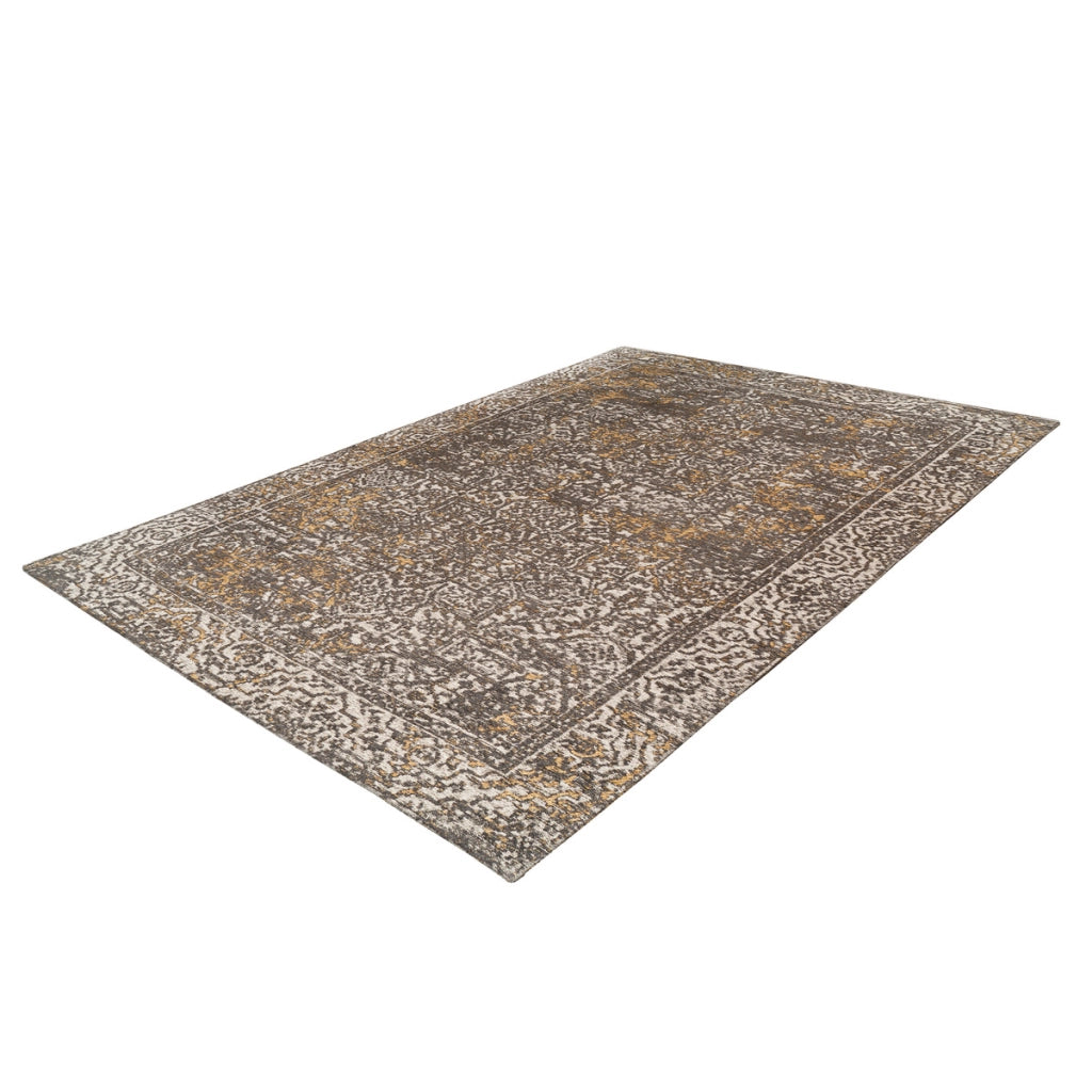 Tappeto Davis Beige in poliestere con design orientale
