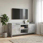 Mobile TV 102 x 33 x 47 cm Grigio Cemento Legno ingegnerizzato 8011166