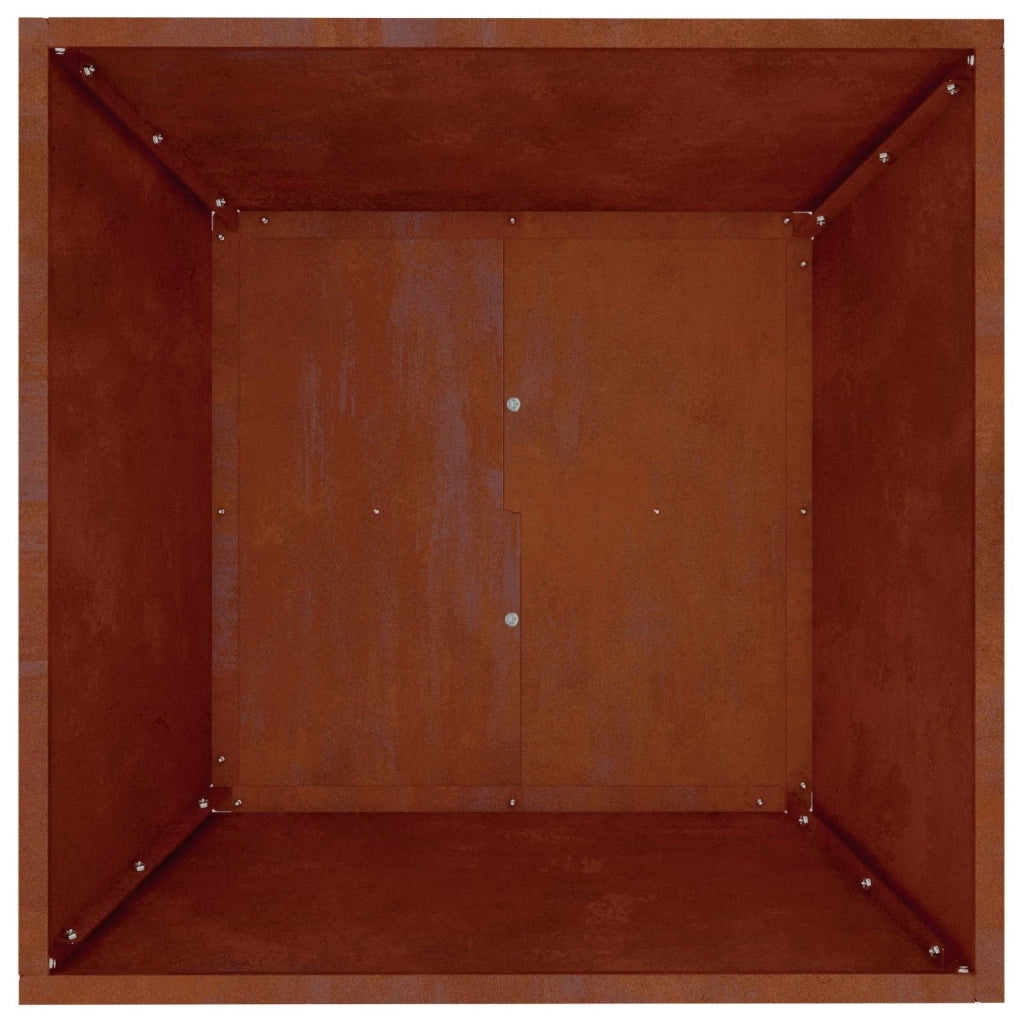 Vaso da giardino Ruggine 50 x 50 x 15 cm 873836