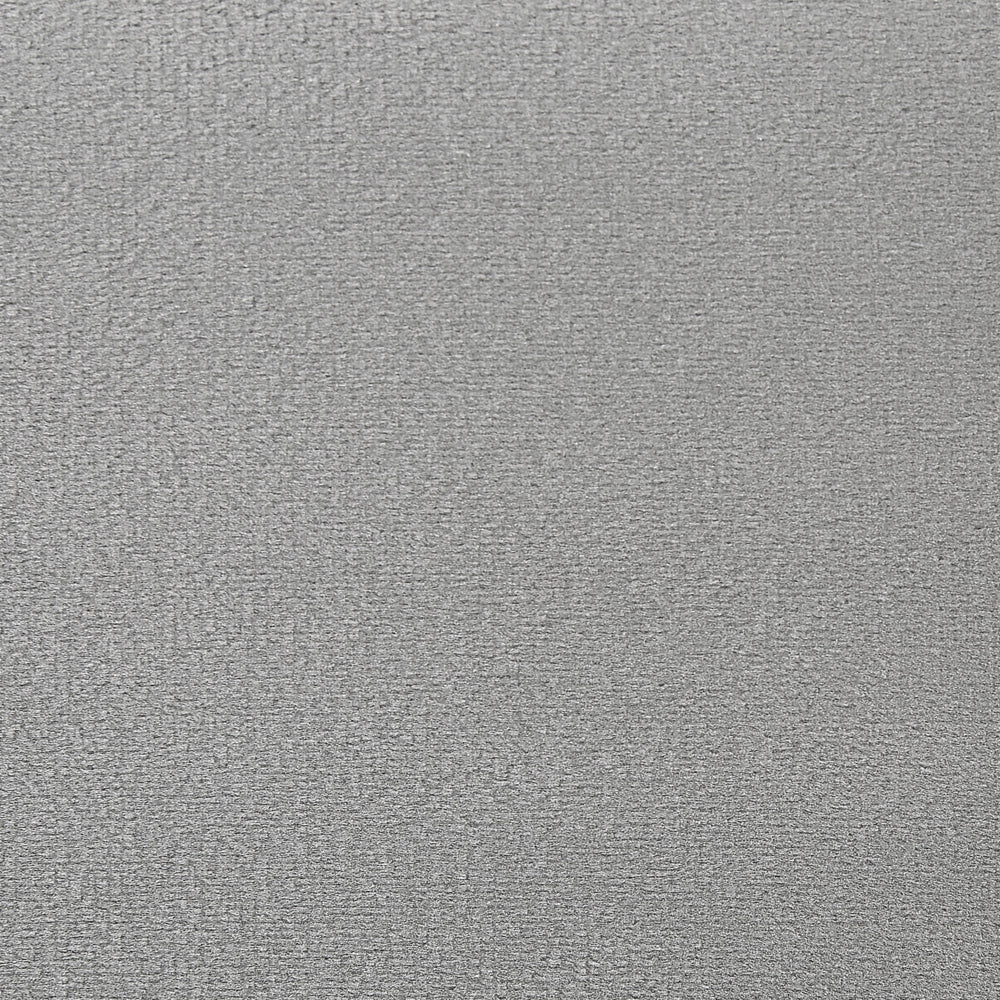 Comodino Velluto Grigio Chiaro Gambe in Metallo Nero con 2 Cassetti Contenitori 44x 38 cm Comodino