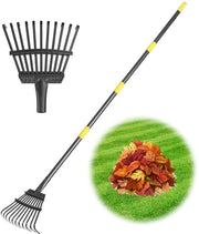 Ferramenta per giardino - Manico pesante - 70 pollici - Manico regolabile in acciaio - Adatto per prati, giardino, siepi, aiuole.